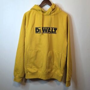 Dewalt Yellow Heavy Duty Logan Hoodie Size Medium